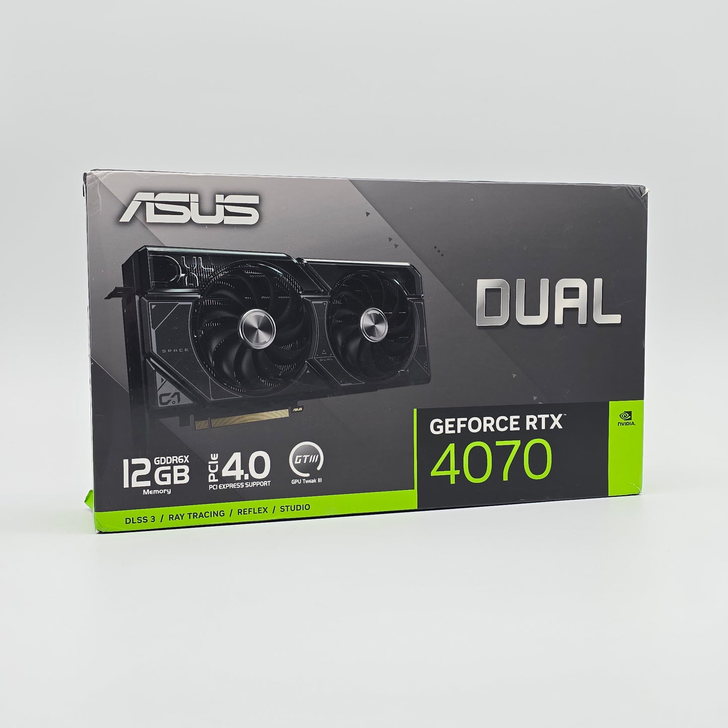 RTX 4070 ASUS Dual 12GB, NVIDIA Gaming Graphics Card GPU