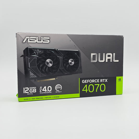 RTX 4070 ASUS Dual 12GB, NVIDIA Gaming Graphics Card GPU