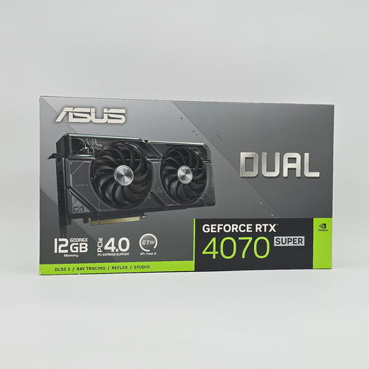 RTX 4070 Super ASUS DUAL 12GB, NVIDIA Gaming Graphics Card GPU