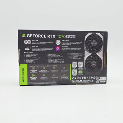 RTX 4070 Super MSI Ventus 2X OC 12GB, NVIDIA Gaming Graphics Card GPU