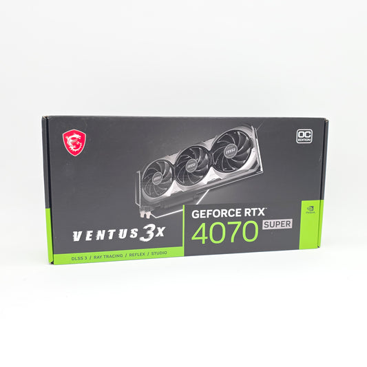 RTX 4070 Super MSI Ventus 3x OC 12GB, NVIDIA Gaming Graphics Card GPU