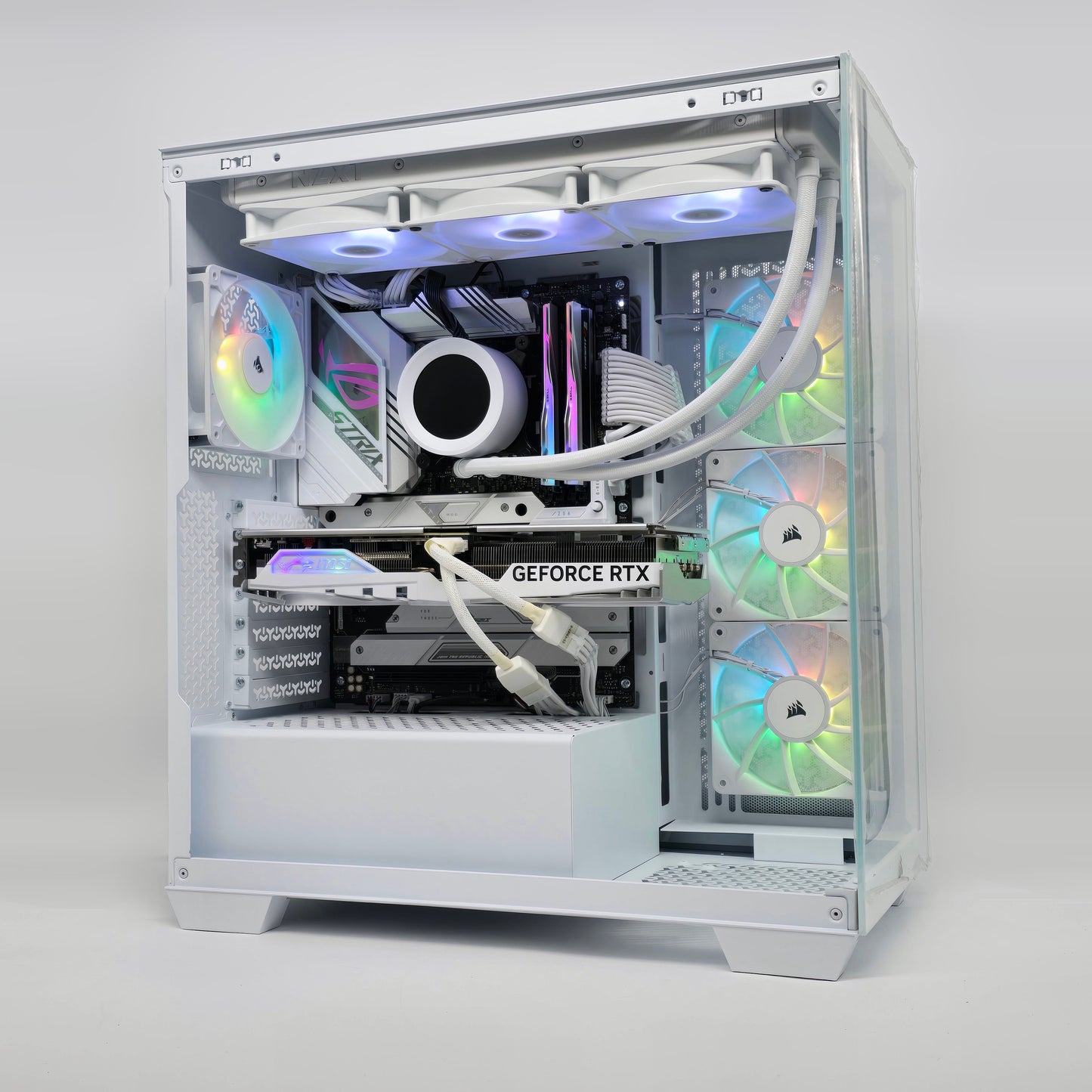 RTX 4070 Ti, Intel i9-14900K, 64GB DDR5, Custom Liquid Cooled White Gaming PC