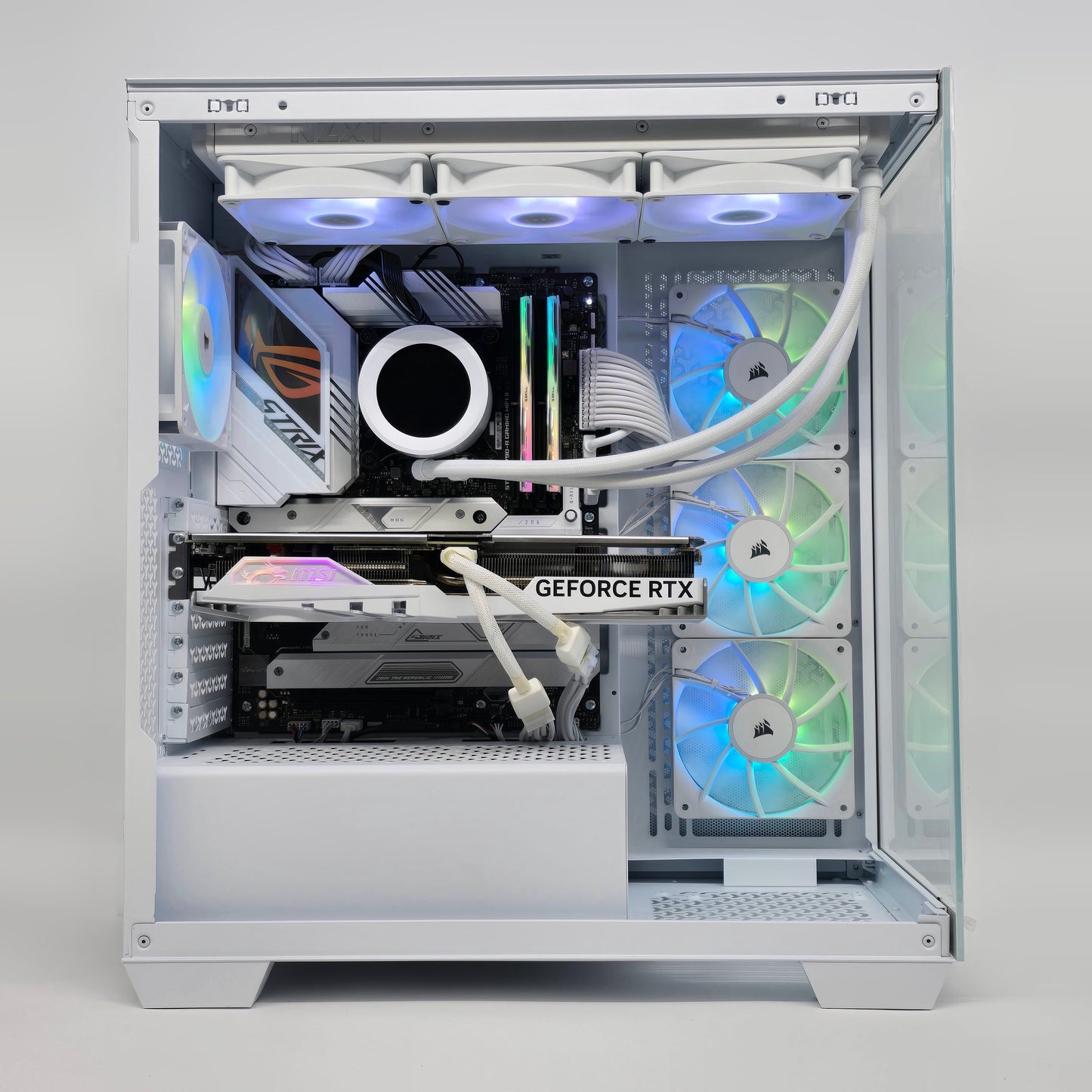 RTX 4070 Ti, Intel i9-14900K, 64GB DDR5, Custom Liquid Cooled White Gaming PC