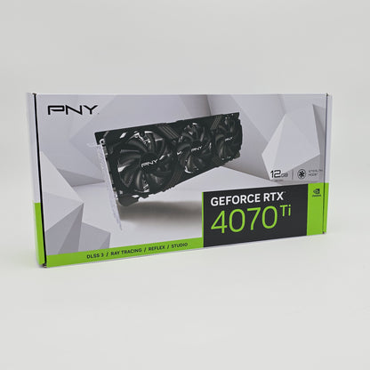 RTX 4070 Ti PNY Black 12GB, NVIDIA gaming Graphics Card GPU, 4070Ti