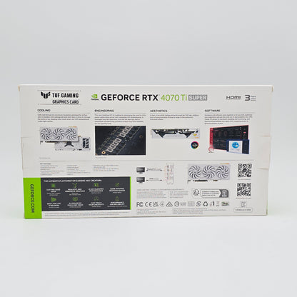 RTX 4070 Ti Super ASUS TUF Gaming BTF Edition OC 16GB, NVIDIA Gaming Graphics Card GPU