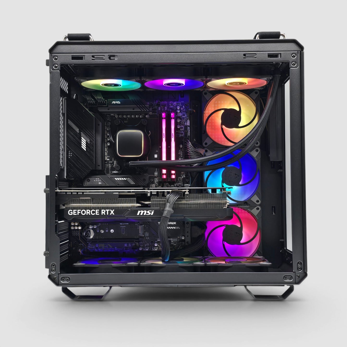 RTX 4070 Ti Super, Ryzen 7 7800X3D, 32GB DDR5, 2TB NVMe, Pre-Owned Custom Liquid Cooled Gaming PC
