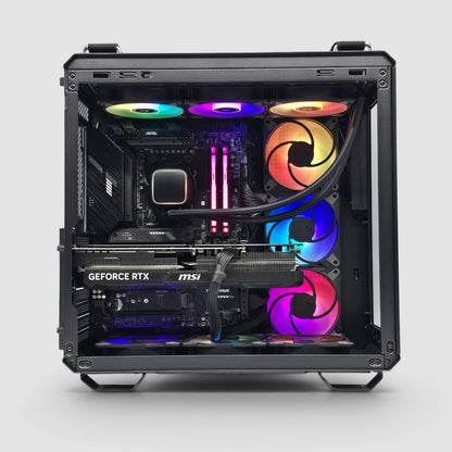 RTX 4070 Ti Super, Ryzen 7 7800X3D, 32GB DDR5, 2TB NVMe, Pre-Owned Custom Liquid Cooled Gaming PC