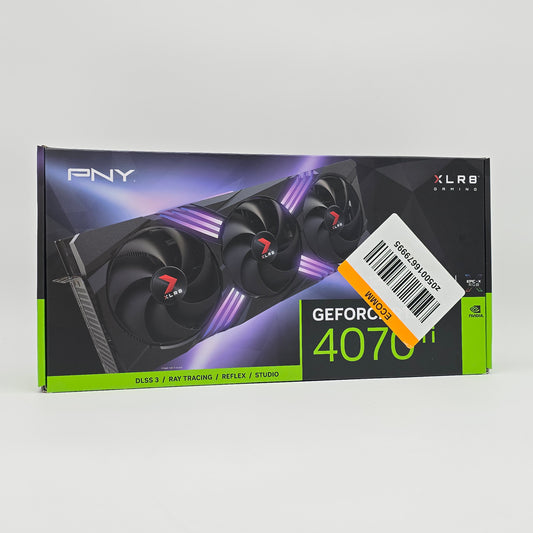 RTX 4070Ti PNY XLR8 RGB OC 12GB, NVIDIA Gaming Graphics Card GPU