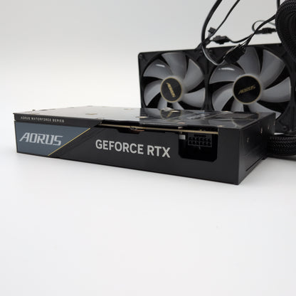 RTX 4080 Gigabyte Aorus Xtreme Waterforce 360mm AIO Liquid Cooled, NVIDIA Gaming Graphics Card GPU
