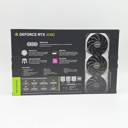 RTX 4080 MSI Ventus 3X OC 16GB, NVIDIA Gaming Graphics Card GPU
