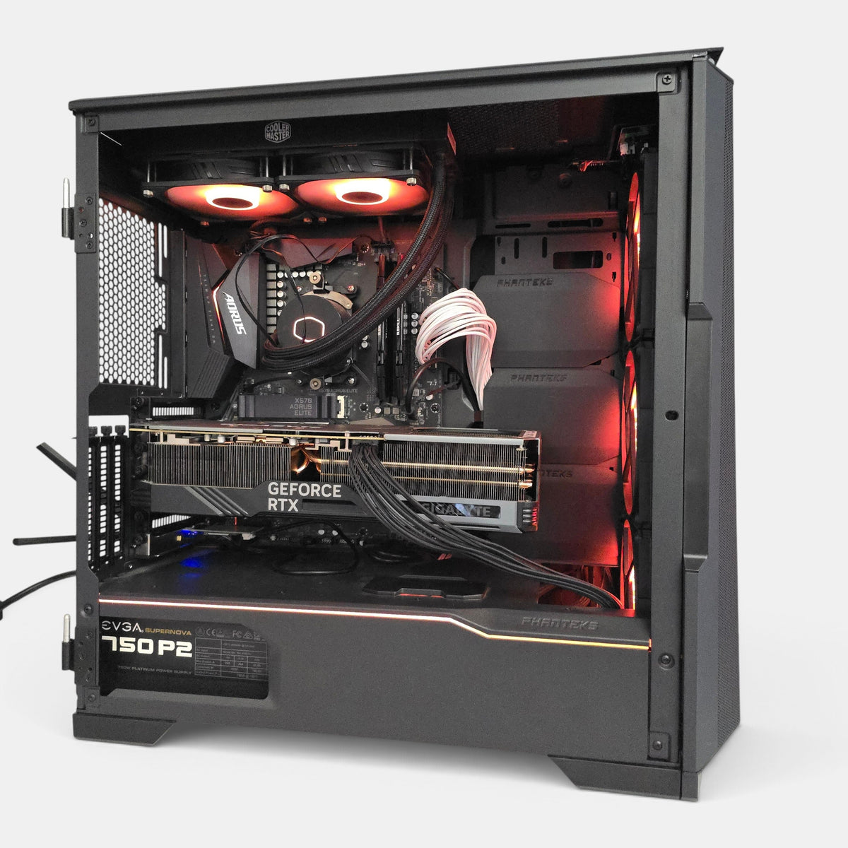RTX 4080, Ryzen 5900X, 1.5TB NVMe SSD, 32GB DDR4, Custom Black Gaming PC
