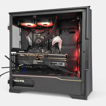 RTX 4080, Ryzen 5900X, 1.5TB NVMe SSD, 32GB DDR4, Custom Black Gaming PC