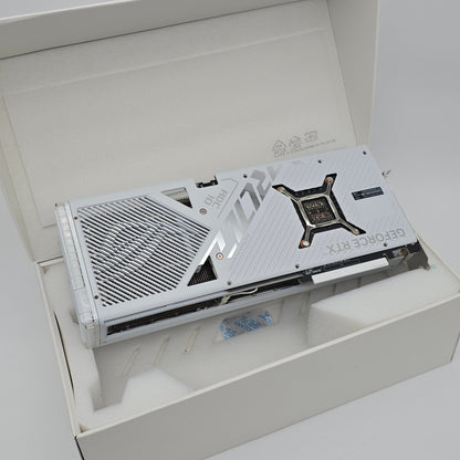 RTX 4080 Super ASUS ROG STRIX OC White 16GB, NVIDIA Gaming Graphics Card GPU