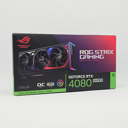 RTX 4080 Super ASUS ROG STRIX OC 16GB, NVIDIA Gaming Graphics Card GPU
