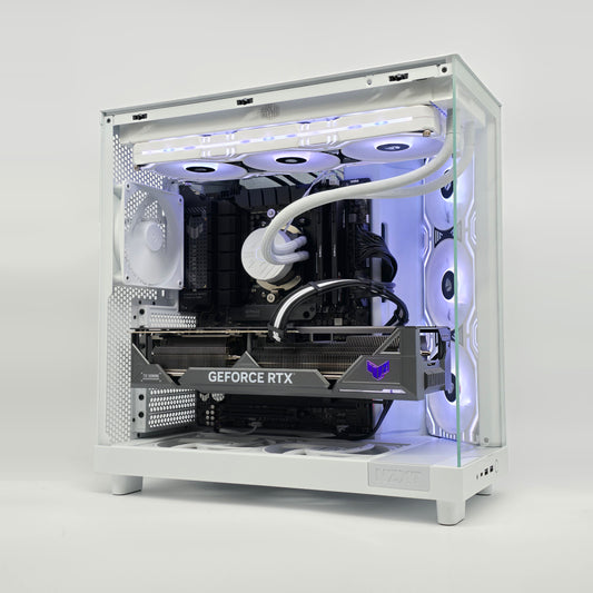 RTX 4080 Super, 7800X3D, 32GB DDR5, 3TB, Custom White Liquid Cooled Gaming PC