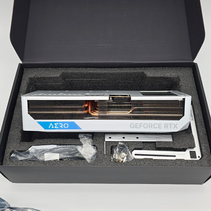 RTX 4080 Super Gigabyte Aero OC White 16GB, NVIDIA Gaming Graphics Card GPU