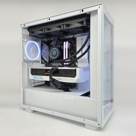 RTX 4080 Super, Intel i9-12900K, 32GB DDR5, 4TB, LC Liquid Cooler, Custom Prebuilt Gaming PC White