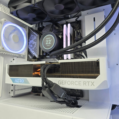 RTX 4080 Super, Intel i9-12900K, 32GB DDR5, 4TB, LC Liquid Cooler, Custom Prebuilt Gaming PC White