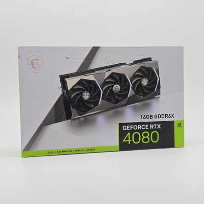 RTX 4080 MSI SUPRIM X 16GB, NVIDIA Gaming Graphics Card GPU