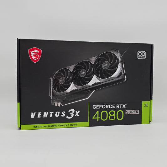 RTX 4080 Super MSI Ventus 3x OC 16GB, NVIDIA Gaming Graphics Card GPU