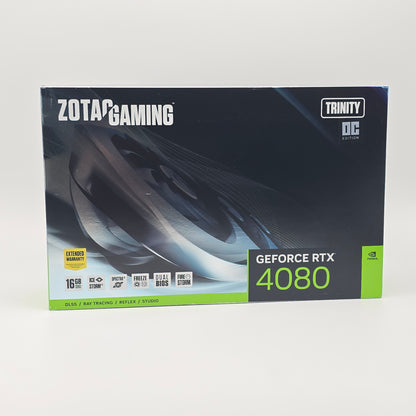 RTX 4080 Zotac Trinity OC 16GB, NVIDIA Gaming Graphics Card GPU
