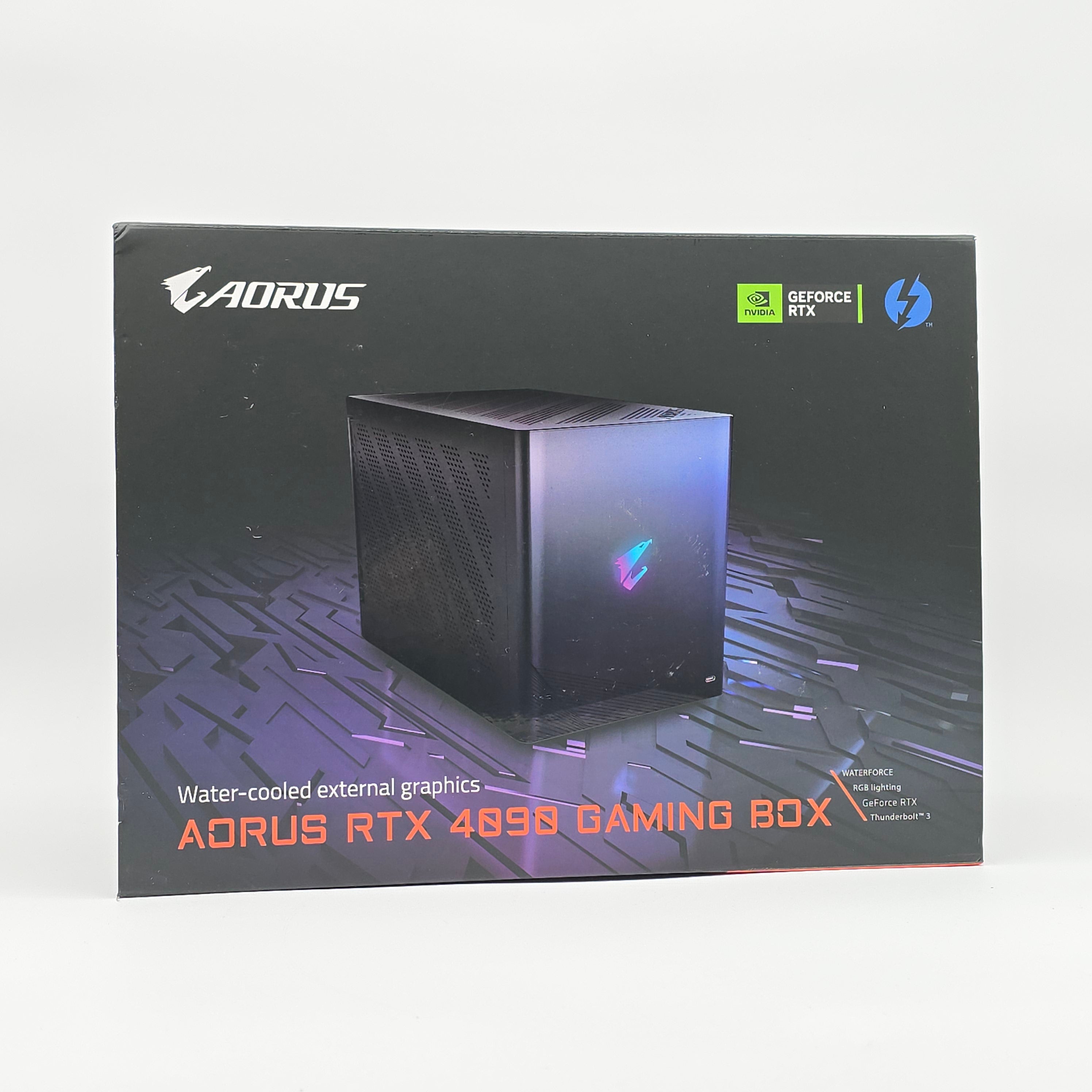 Aorus RTX 4090 Gaming Box eGPU, WATERFORCE All-in-One Liquid Cooled – MBPC