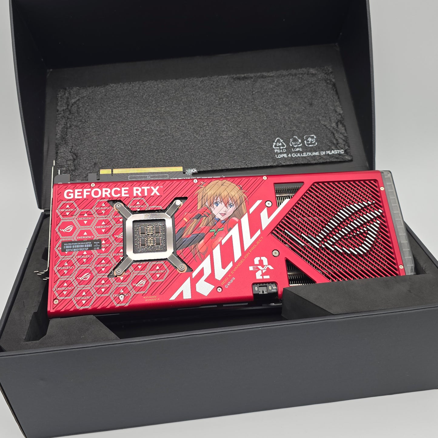 RTX 4090 ASUS ROG STRIX OC 24GB Evangelion EVA-02 Edition, NVIDIA Gaming Graphics Card GPU
