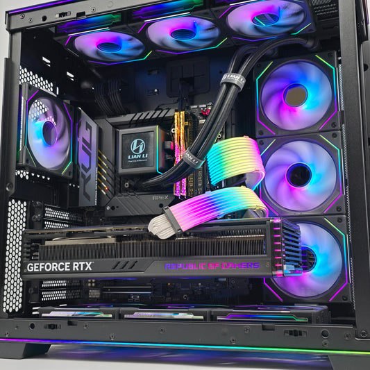RTX 4090 ROG STRIX, Intel i9-14900K, 48GB 8000MHz DDR5, 8TB, Custom Liquid Cooled Gaming PC