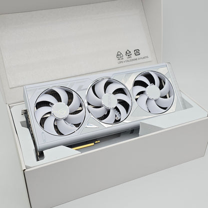 RTX 4090 ASUS ROG STRIX OC White 24GB, NVIDIA Gaming Graphics Card GPU