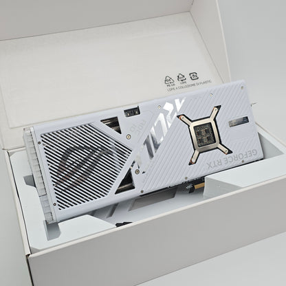 RTX 4090 ASUS ROG STRIX OC White 24GB, NVIDIA Gaming Graphics Card GPU