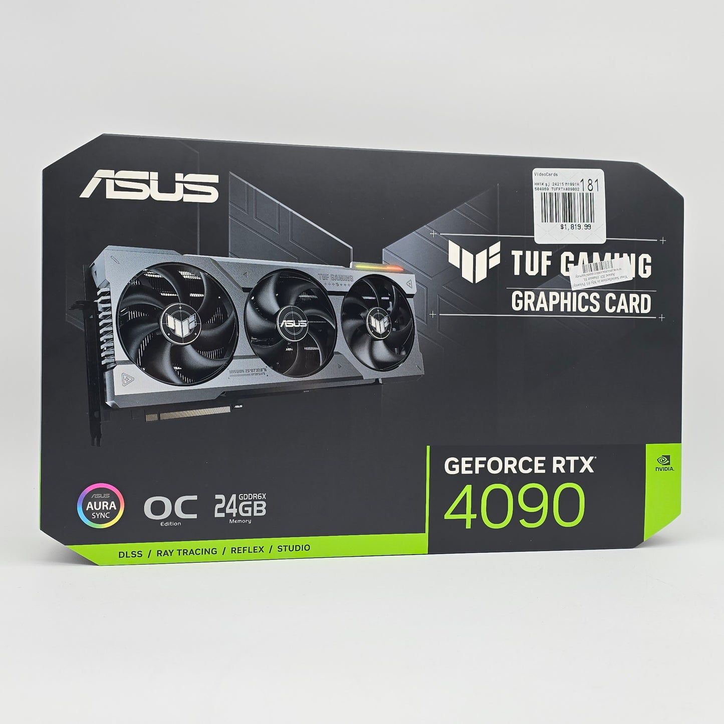 RTX 4090 ASUS TUF OC 24GB, NVIDIA Gaming Graphics Card GPU