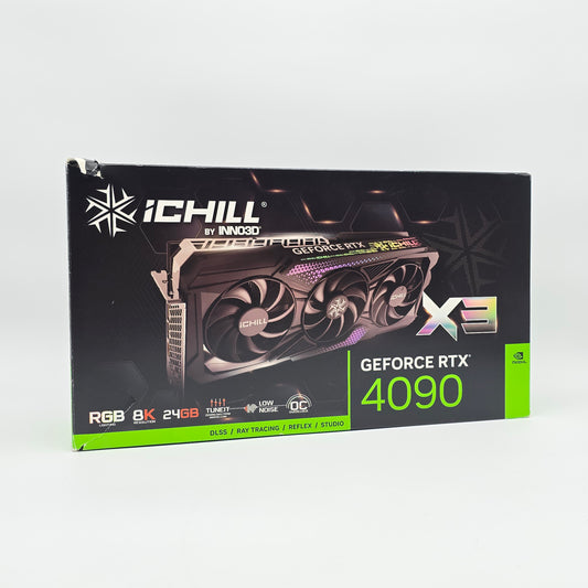 RTX 4090 Inno3D iChill iGame x3 24GB, NVIDIA Gaming Graphics Card GPU