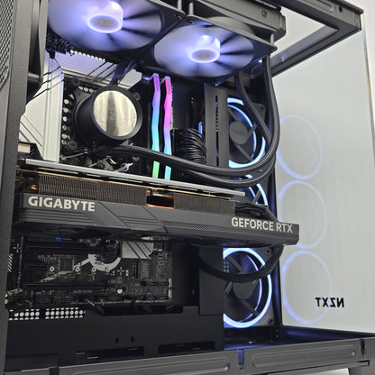 RTX 4090, Intel i9-14900KF, 64GB DDR5, 2TB NVMe, Custom NZXT Liquid Cooled Gaming PC