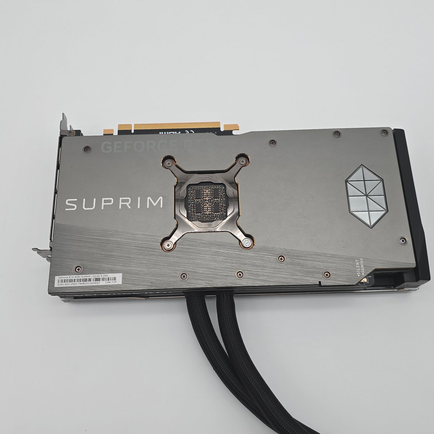 RTX 4090 MSI Suprim Liquid X 24GB, NVIDIA Gaming Graphics Card GPU, AIO Liquid Cooled