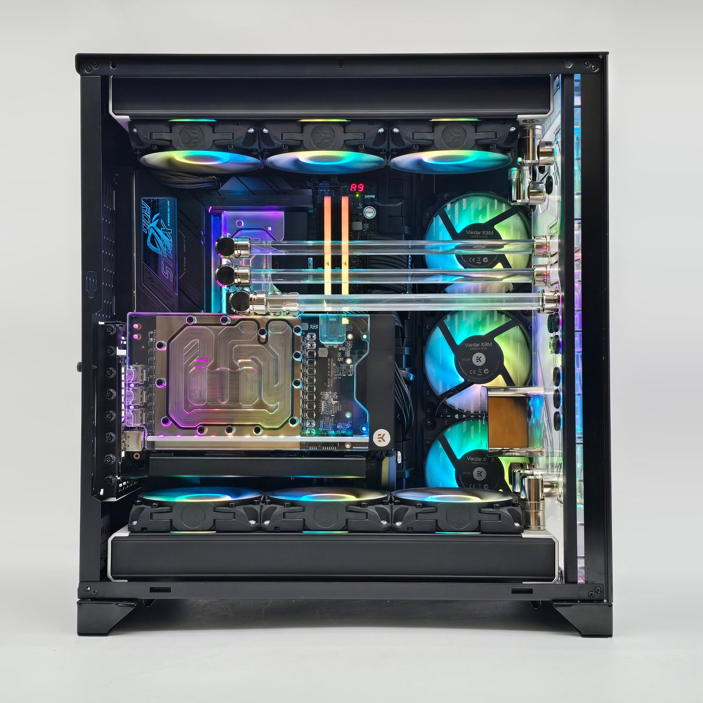 RTX 4090, Ryzen 9950X3D, 96GB DDR5, 4TB NVMe, Custom Liquid Cooled EK Gaming PC