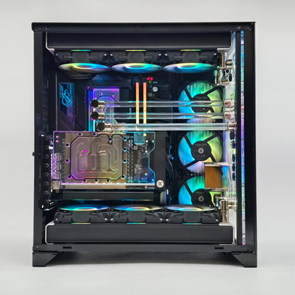 RTX 4090, Ryzen 9950X3D, 96GB DDR5, 4TB NVMe, Custom Liquid Cooled EK Gaming PC