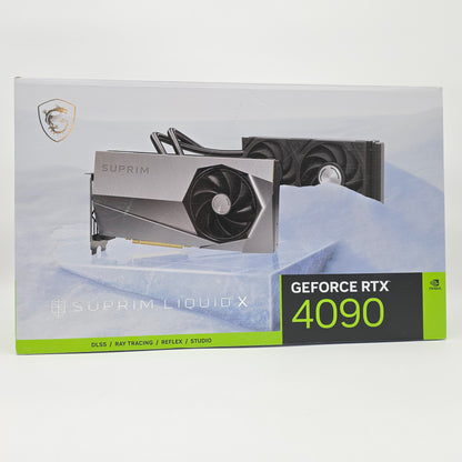 RTX 4090 MSI SUPRIM LIQUID X 24GB, NVIDIA Gaming Graphics Card GPU