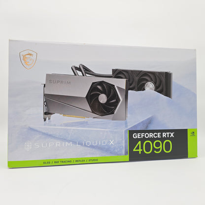 RTX 4090 MSI Suprim Liquid X 24GB, NVIDIA Gaming Graphics Card GPU