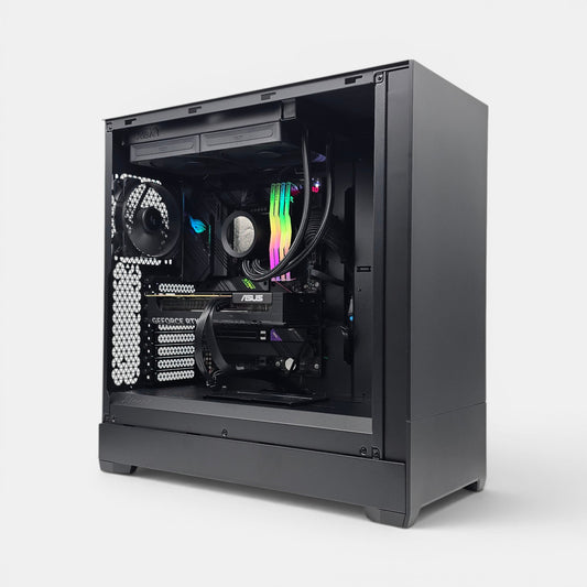 RTX 5060, Intel i9-11900KF, 512GB NVMe SSD, 64GB RAM, Black Liquid Cooled Gaming PC