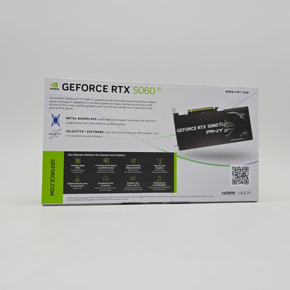 RTX 5060 Ti PNY OC 16GB, NVIDIA Gaming Graphics Card GPU