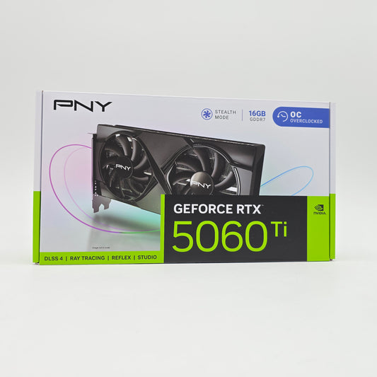 RTX 5060 Ti PNY OC 16GB, NVIDIA Gaming Graphics Card GPU