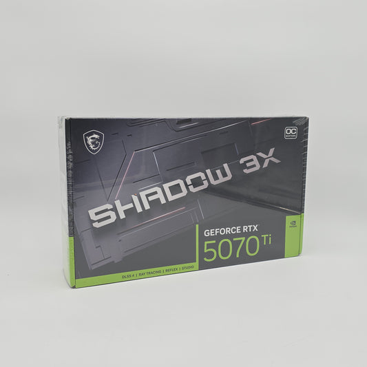 RTX 5070 Ti MSI Shadow 3x OC 16GB, NVIDIA Gaming Graphics Card GPU