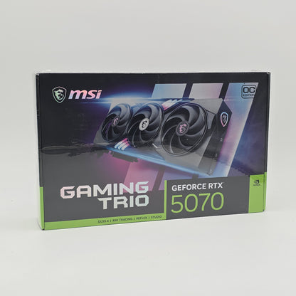 RTX 5070 MSI Gaming Trio OC 12GB, NVIDIA Gaming Graphics Card GPU