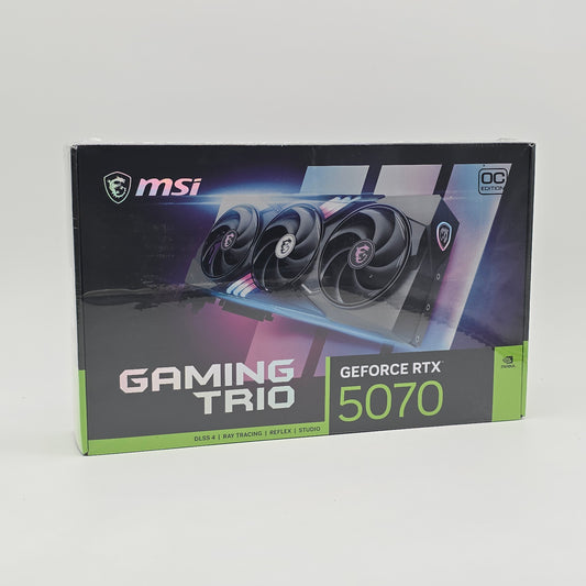 RTX 5070 MSI Gaming Trio OC 12GB, NVIDIA Gaming Graphics Card GPU