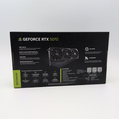 RTX 5070 MSI Shadow 3X OC 12GB, NVIDIA Gaming Graphics Card GPU