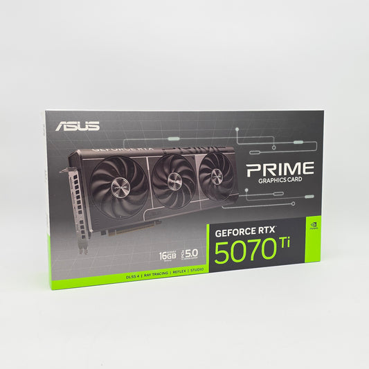 RTX 5070 Ti ASUS Prime OC 16GB, NVIDIA Gaming Graphics Card GPU, 5070Ti, Sealed
