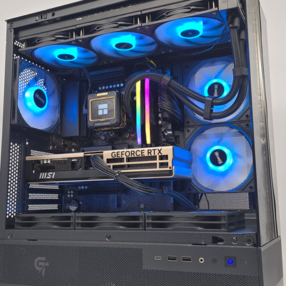RTX 5070 Ti, Ryzen 7 9700X, 32GB DDR5, 1TB NVMe SSD, Custom Liquid Cooled Gaming PC