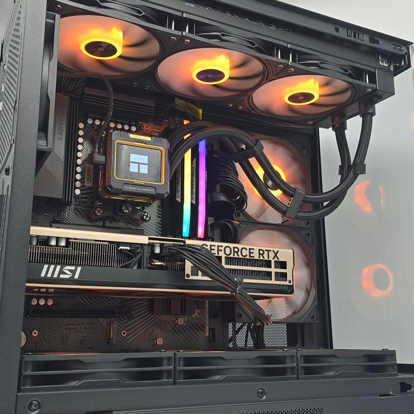 RTX 5070 Ti, Ryzen 7 9700X, 32GB DDR5, 1TB NVMe SSD, Custom Liquid Cooled Gaming PC