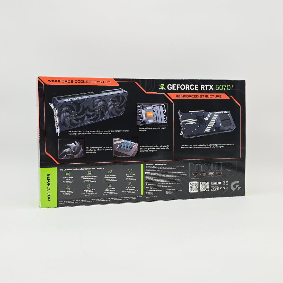 RTX 5070 Ti Gigabyte Windforce OC 16GB, NVIDIA Gaming Graphics Card GP ...
