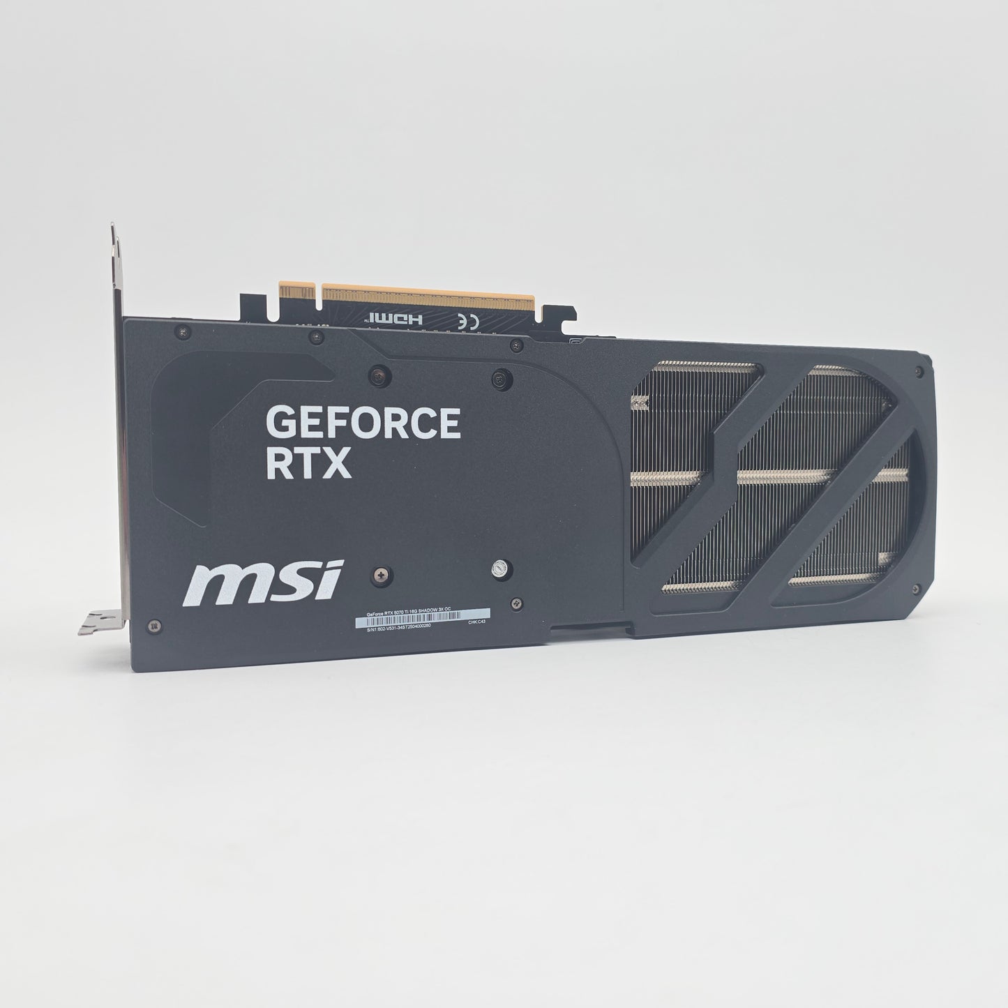 RTX 5070 Ti MSI Shadow 3x OC 16GB, NVIDIA Gaming Graphics Card GPU
